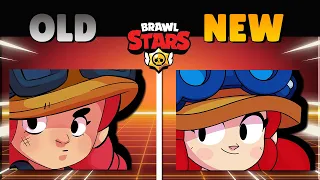 OLD Vs NEW Brawl Stars ICON | ALL BRAWLERS ICON (2017-2022)