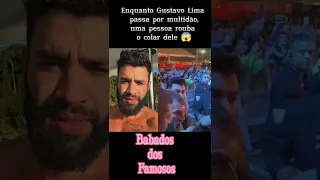 Em meio a multidão uma pessoa rouba colar de Gustavo Lima😱 #shorts