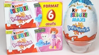 Kinder Surprise Infinimix для девочек, и Infinimix Maxi для мальчиков.