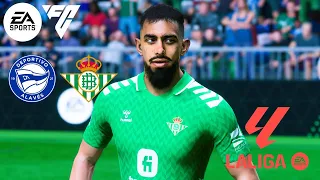 EA Sports FC 24 - Alaves Vs. Real Betis - LaLiga 23/24 Matchday 9 | Full Match