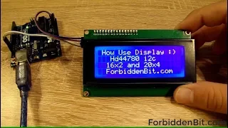 How to use LCD HD44780 with i2c