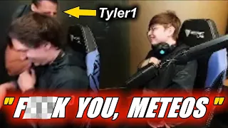 Tyler1 confronts Meteos about his chat logs.