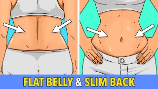 20-MIN BELLY & BACK SLIMMING WORKOUT – LOSE STUBBORN FAT