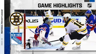 Bruins @ Rangers 10/5 | NHL Highlights 2022