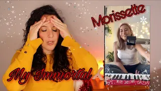 Reacting to Morissette Amon |  My Immortal |🎄CHRISTMAS REACTION 🎄