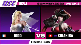 Jodd (Nina) vs. Kirakira (Eliza) - Losers Finals - ICFC TEKKEN EU: Summer-2022 - W3