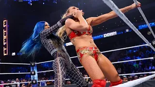 FULL SEGMENT - Charlotte Flair and Becky Lynch prepare to Swap Titles: Smackdown 22 Oct 2021 WWE2K20