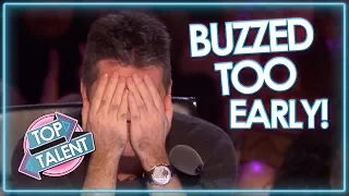 Judges BUZZ TOO EARLY On Britain's Got Talent! | Top Talent