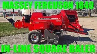 Massey Ferguson 1840 In-Line Small Square Baler