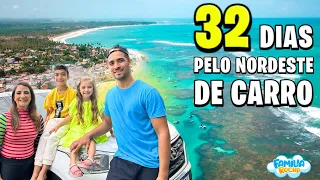 32 DIAS VIAJANDO DE CARRO PELO NORDESTE DO BRASIL ft. @sarahdearaujo10 - FAMÍLIA ROCHA LUCAS ROCHA