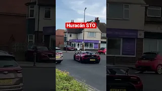 Lamborghini Huracán STO pulling amazing noise eargasm