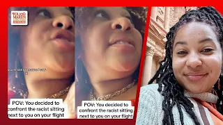 Black Woman CALLS OUT Racist Plane Passenger For Texting ABSURD Messages | Roland Martin