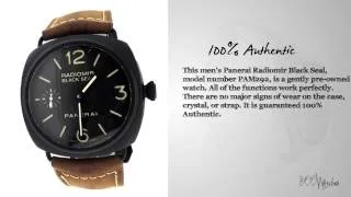 Officine Panerai Radiomir Black Seal Ceramic PAM292 Automatic Watch