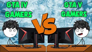 GTA IV Gamers VS GTA V Gamers