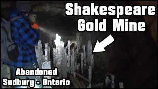 Exploring a Forgotten Gold Mine Full Of Icicles   - The Shakespeare Gold Mine Sudbury Ontario