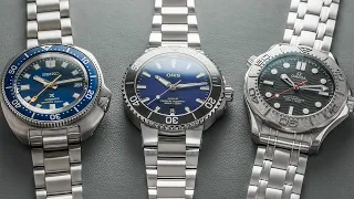 Dive Watch Comparison at Different Price Points - Seiko Willard, Oris Aquis, & Omega Seamaster