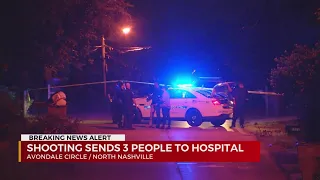 3 injured in North Nashville shooting