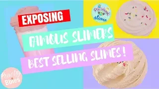 EXPOSING FAMOUS SLIMERS BEST SELLING SLIMES PART TWO! EXPOSING THEIR SECRET RECIPES?