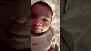5 days old Benaiah Chris Hudson | Sam Moses | Trinita Sam #cutebaby #baby