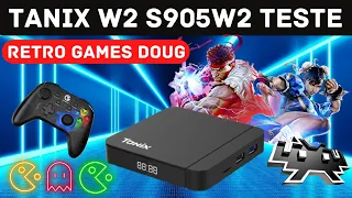 TANIX W2 RETRO GAMES TESTES - DOUG RETRO GAME BOX - AMLOGIC S905W2 2GB DDR3