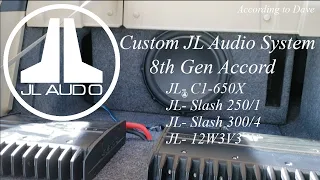 Full JL Audio System in My 8th Gen Honda Accord