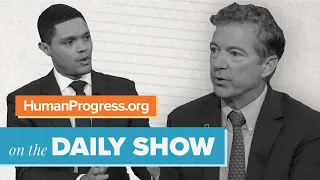Sen. Rand Paul Cites Human Progress on the Daily Show