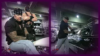 Undertaker Waits For & Attacks Triple H & Stephanie Backstage (Undertaker Gets Arrested)! 3/15/01
