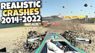 F1 REALISTIC CRASHES 2014 - 2022 #10