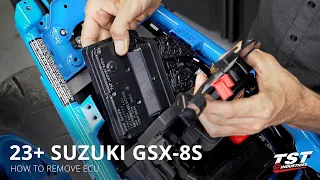 How To Access and Remove ECU on 2023+ Suzuki GSX-8S by TST Industries