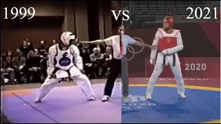 Old school vs Modern TKD (1999 vs 2021)