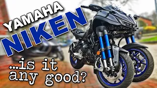 Yamaha Niken Review. Are 3 Wheels really better than 2??