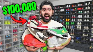 MY ENTIRE $100,000 SNEAKER COLLECTION 2023 *INSIDE MY INSANE SHOE CLOSET*