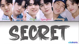 MONSTA X - SECRET (Color Coded Lyrics KAN/ROM/ENG/歌詞)