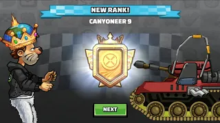 Canyoneer 9!!! |Tank in mines Gameplay|  Hill climb racing 2|