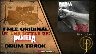 Pantera Styled Free Original Drum Track - 135 BPM (FREE WAV & MIDI DOWNLOAD)