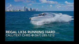 Regal Boats #1 Dealer Presents: Amazing 4k Aerial Drone Footage of the Regal LX36 at haulover inlet!