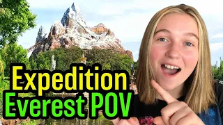 Disney World Expedition Everest Front Row Ride & POV