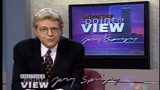 1997 Jerry Springer KKK/Free Speech & Carol Marin Resigning WMAQ News Commentary