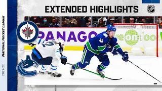 Winnipeg Jets vs Vancouver Canucks Nov 19, 2021 HIGHLIGHTS