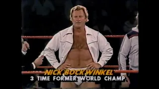 Greg Gagne vs Nick Bockwinkel   AWA on ESPN Sept 10th, 1985