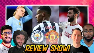 NEWCASTLE 4-0 TOTTENHAM! BOURNEMOUTH 2-2 MANCHESTER UNITED! CITY GO TOP SMASHING LUTON! REVIEW SHOW!