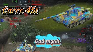 Carro 45t - Quá tuyệt cho một MT hỗ trợ - World of Tanks Blitz ( WoT Blitz )