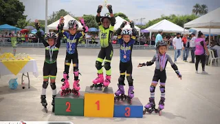 Maria Camila Peña Palacios 2do🥈 puestoprueba de fondo 9 festival de patinaje tuluasobre ruedas