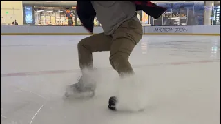 LEARN HOW TO HOCKEY STOP ON ICE!!