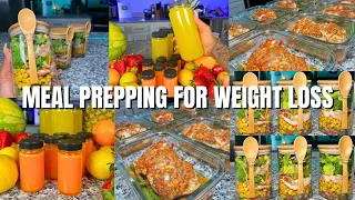 2024 MEAL PREPPING FOR WEIGHT LOSS | DETOX JUICING RECIPES | SNACK IDEAS & MORE!