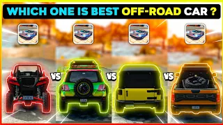 WHICH ONE IS BEST OFF-ROAD CAR ?😱🔥 | EXTREME CAR DRIVING SIMULATOR 2021 - VERSION 6.1.0