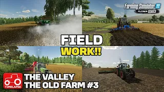 WORKING OUR FIELDS!! [The Valley The Old Farm] Farming Simulator 22 Timelapse # 3