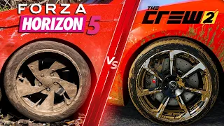 Прямое сравнение! Внимание к деталям и графике! - Forza Horizon 5 vs The Crew 2