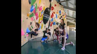 Как проходит взрослая групповая тренировка на скалодроме Climb Lab