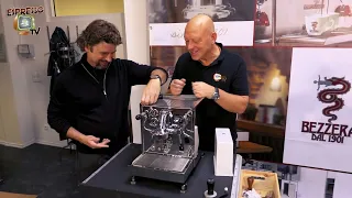 Visiting Espresso TV - Luca Bezzera unboxing the Bezzera Sole